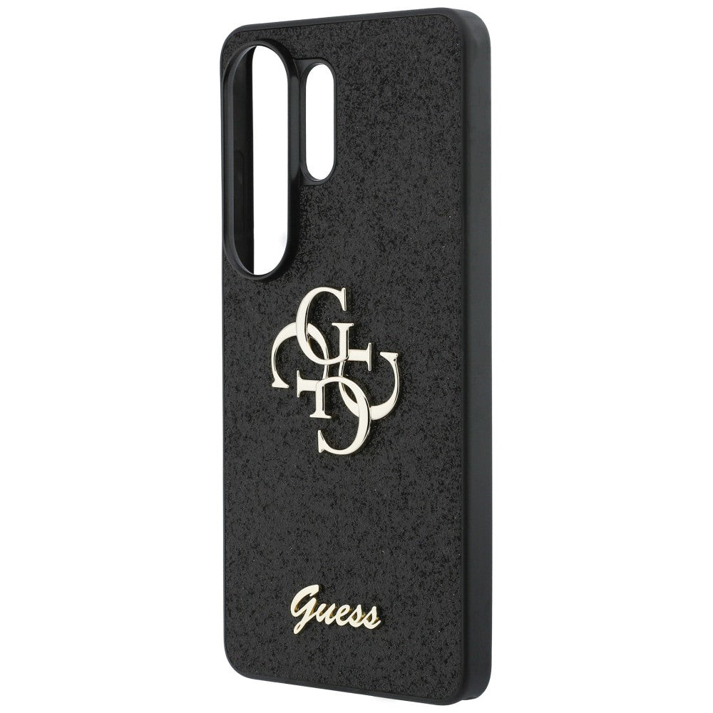 Etui na Samsung Galaxy S26 Ultra S948, Guess, Fixed Glitter Big 4G Metal Frame, Czarne