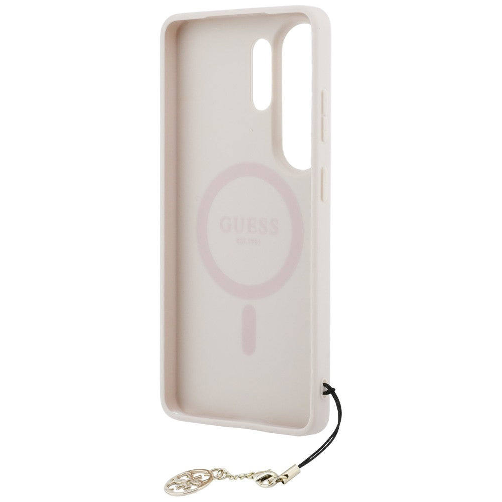 Etui na Samsung Galaxy S26 Ultra S948, Guess, 4G Classic Logo Charm, Różowy