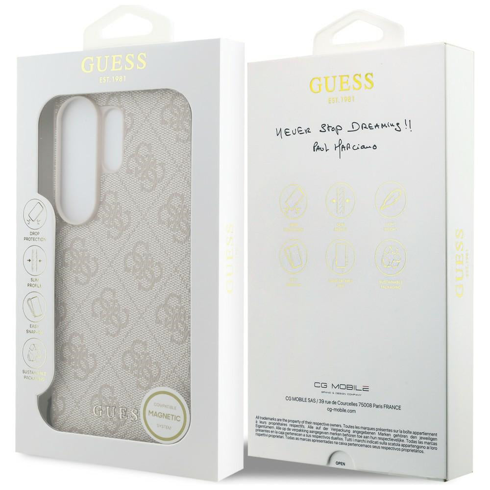 Etui na Samsung Galaxy S26 Ultra S948, Guess, 4G Classic Logo Charm, Różowy