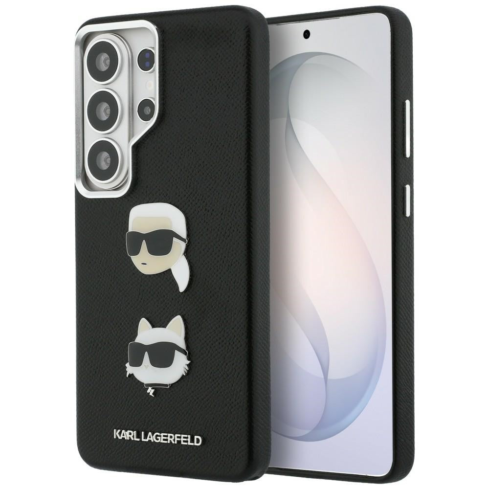 Etui na Samsung Galaxy S26 Ultra S948, Karl Lagerfeld, Saffiano Karl & Choupette's Head Pin, Czarne.