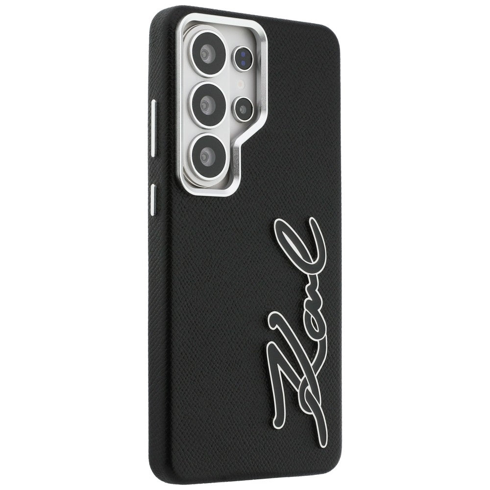 Etui na Samsung Galaxy S26 Ultra S948, Karl Lagerfeld, Signature Resin Logo, Czarne