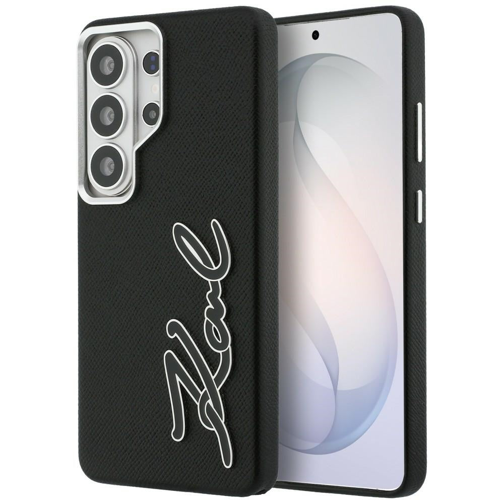 Etui na Samsung Galaxy S26 Ultra S948, Karl Lagerfeld, Signature Resin Logo, Czarne