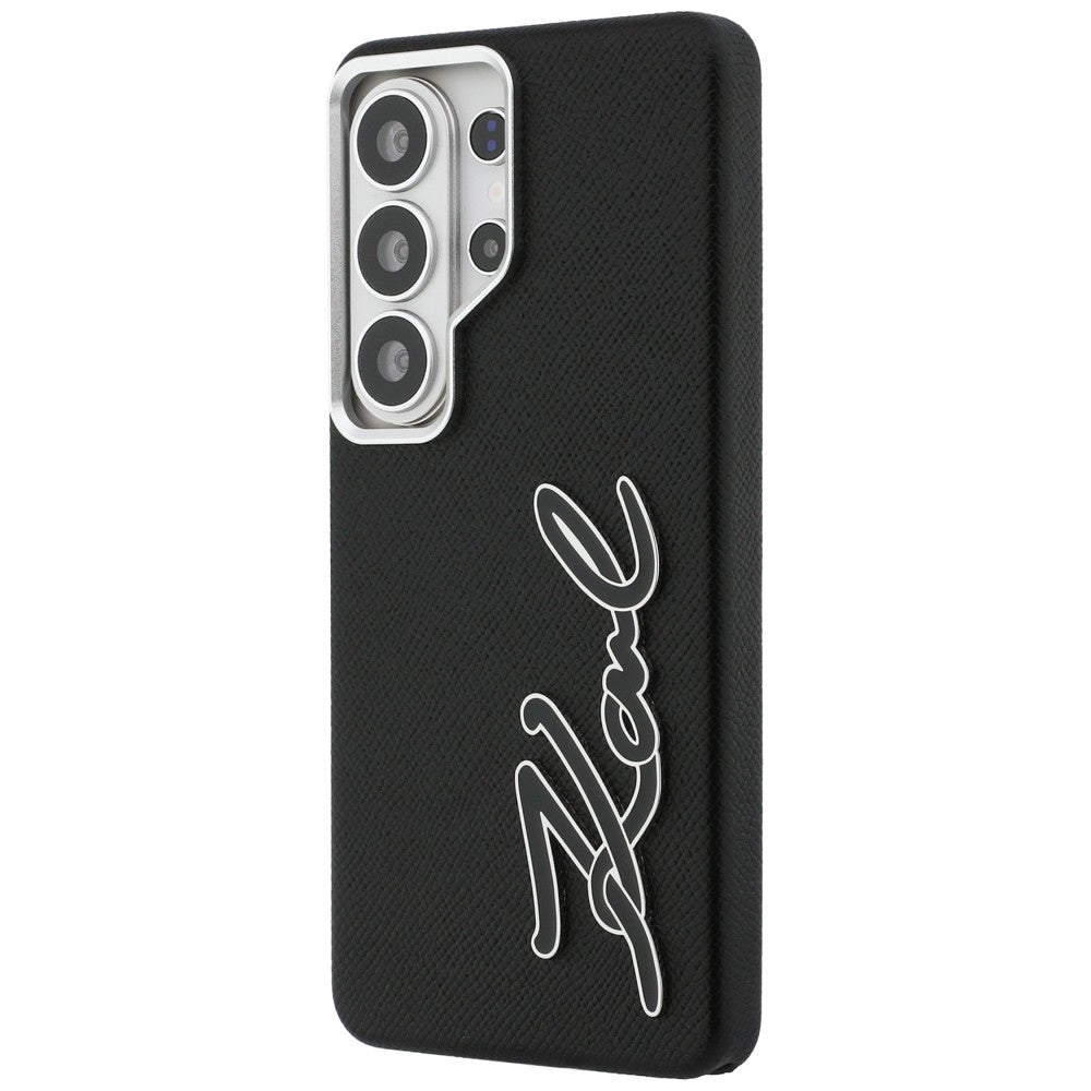 Etui na Samsung Galaxy S26 Ultra S948, Karl Lagerfeld, Signature Resin Logo, Czarne