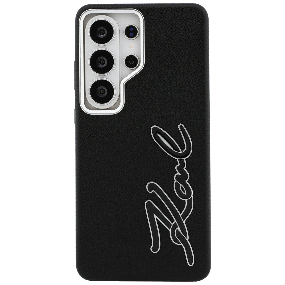 Etui na Samsung Galaxy S26 Ultra S948, Karl Lagerfeld, Signature Resin Logo, Czarne