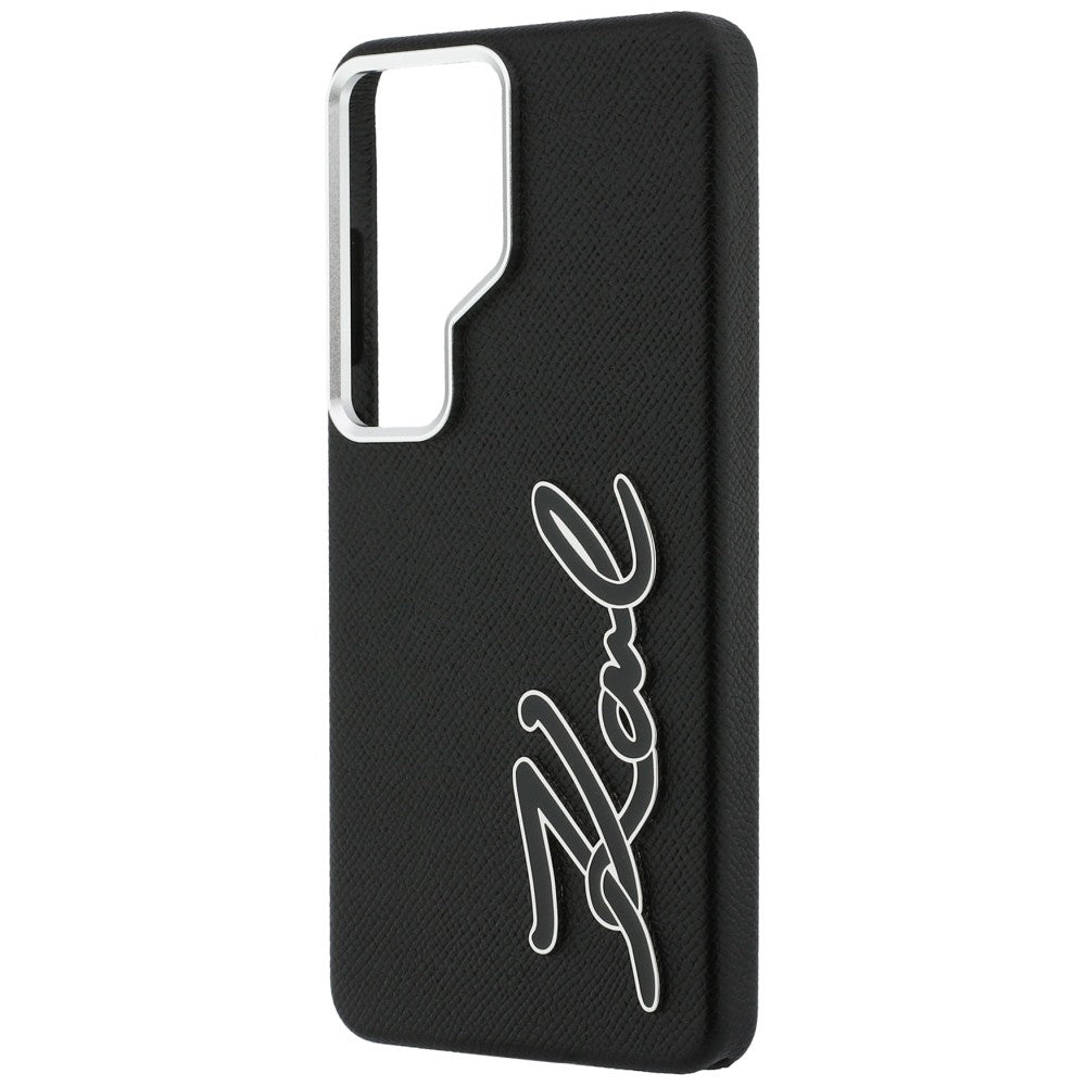 Etui na Samsung Galaxy S26 Ultra S948, Karl Lagerfeld, Signature Resin Logo, Czarne