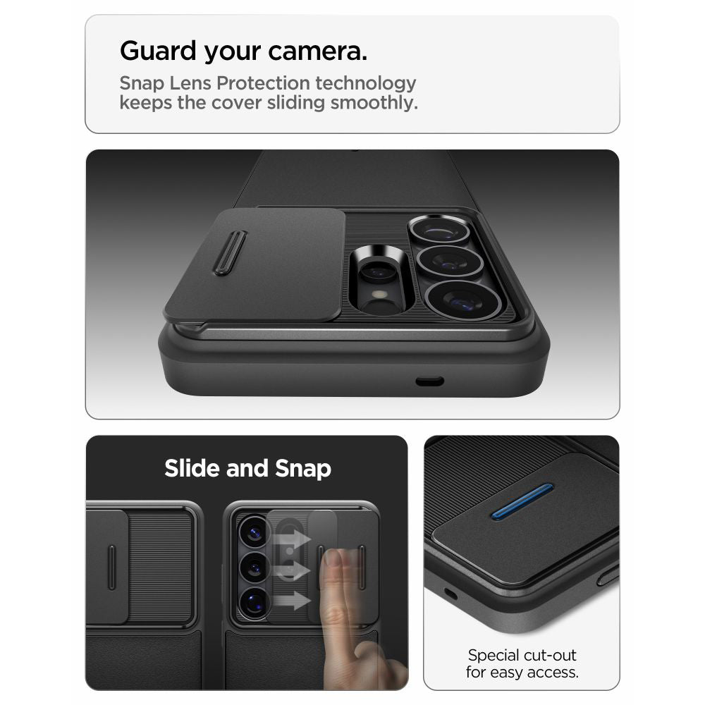 Etui na Samsung Galaxy S26 Ultra S948, Spigen, Optik Armor, Czarne ACS10687