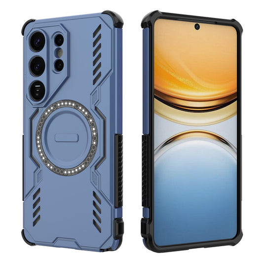 Etui MagSafe dla Samsung Galaxy S26 Ultra, Techsuit, ArmorMag, Niebieskie