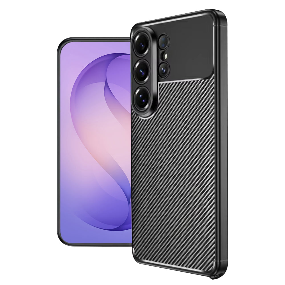 Etui na Samsung Galaxy S26 Ultra S948, Techsuit, CarbonFiber, Czarne