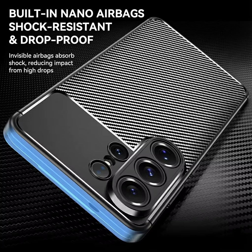 Etui na Samsung Galaxy S26 Ultra S948, Techsuit, CarbonFiber, Czarne