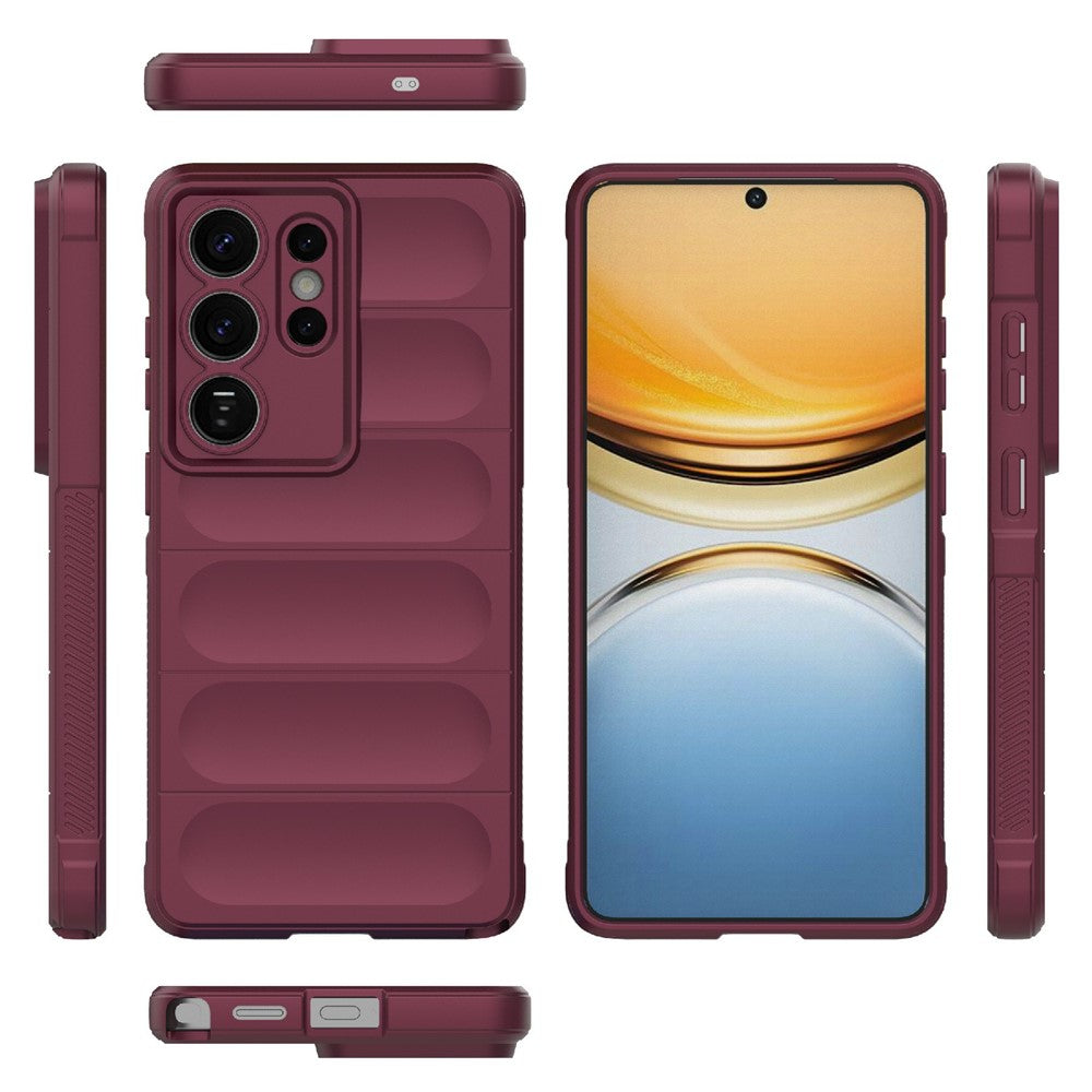 Etui na Samsung Galaxy S26 Ultra S948, Techsuit, Magic Shield, Wiśniowy