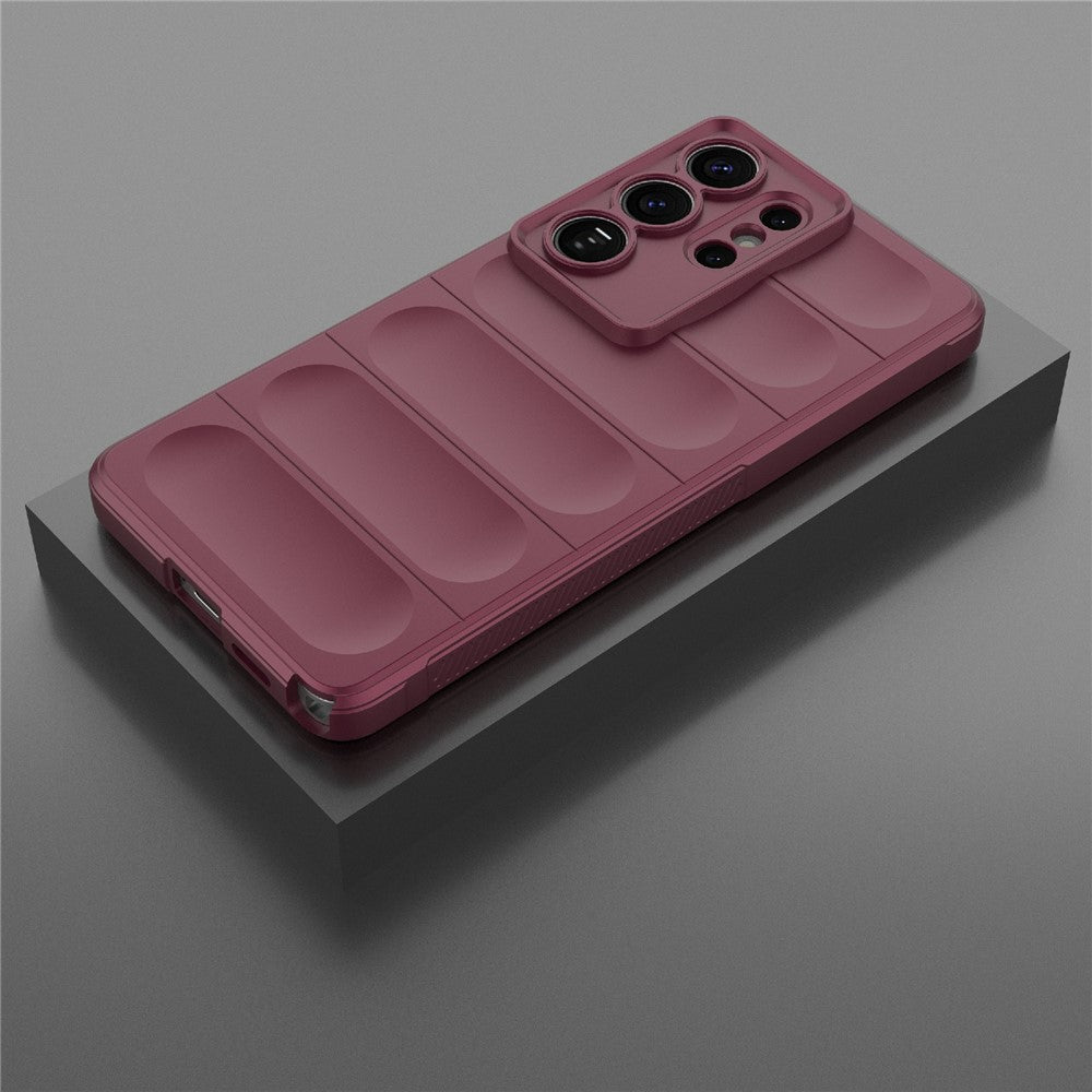 Etui na Samsung Galaxy S26 Ultra S948, Techsuit, Magic Shield, Wiśniowy