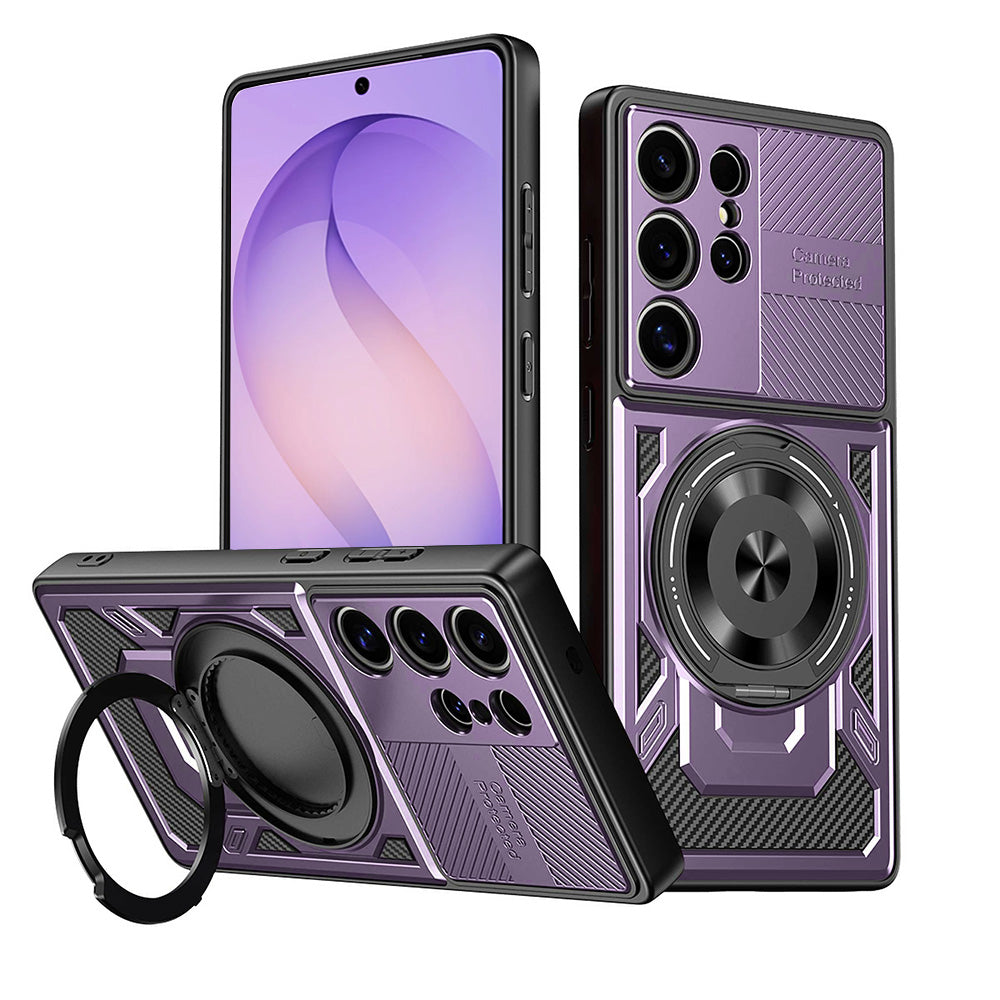 Etui na Samsung Galaxy S26 Ultra S948, Techsuit, RuggedCam, Fioletowy