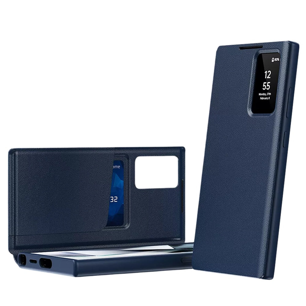 Etui na Samsung Galaxy S26 Ultra S948, Techsuit, SmartView, Niebieskie