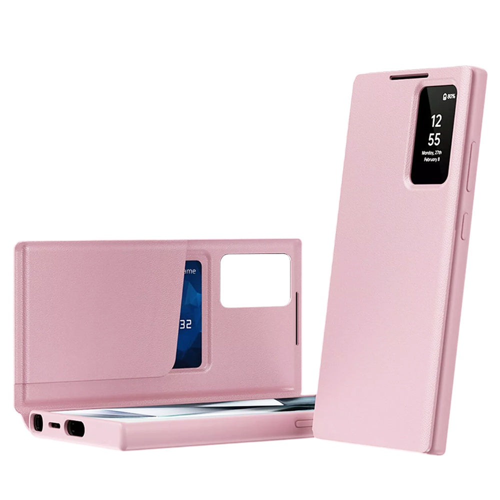 Etui na Samsung Galaxy S26 Ultra S948, Techsuit, SmartView, Różowy