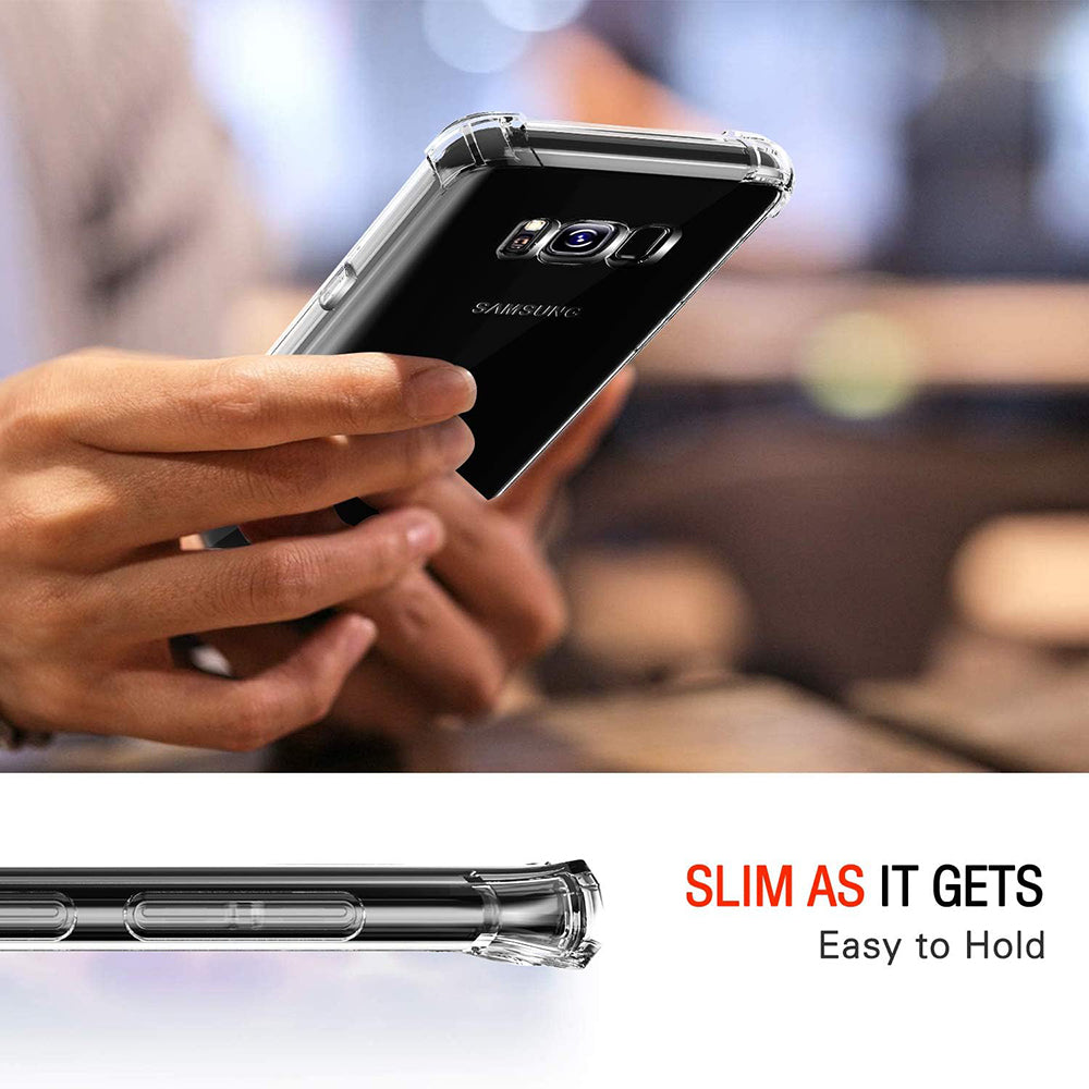 Etui na Samsung Galaxy S8+ G955, Techsuit, Shockproof Clear, Przezroczyste