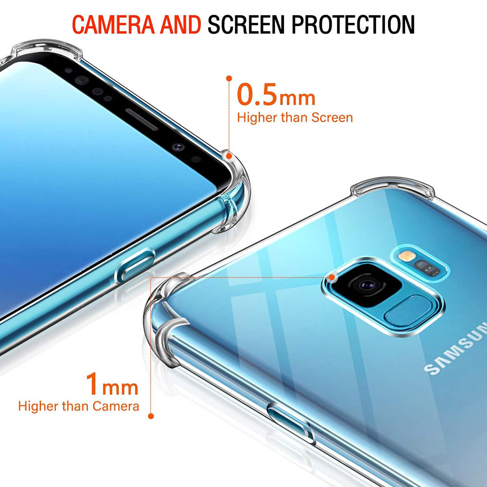 Etui na Samsung Galaxy S9 G960, Techsuit, Shockproof Clear, Przezroczyste