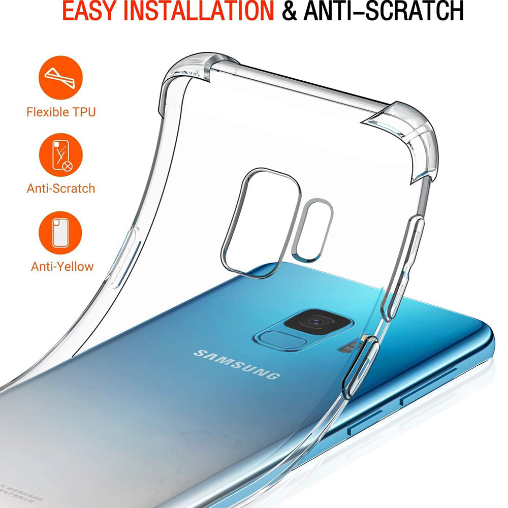 Etui na Samsung Galaxy S9 G960, Techsuit, Shockproof Clear, Przezroczyste