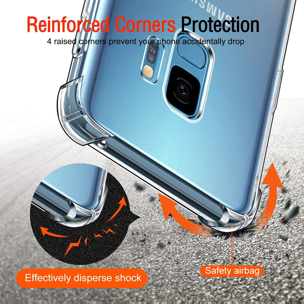 Etui na Samsung Galaxy S9 G960, Techsuit, Shockproof Clear, Przezroczyste