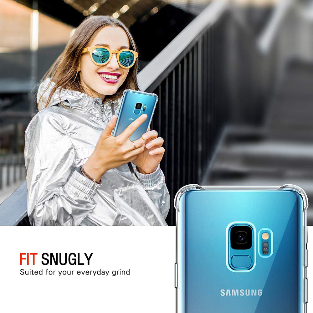 Etui na Samsung Galaxy S9 G960, Techsuit, Shockproof Clear, Przezroczyste