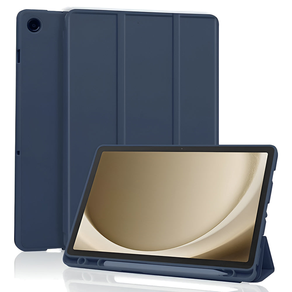 Etui na Samsung Galaxy Tab A11+ / Tab A9+, Techsuit, Flex Trifold, Granatowe