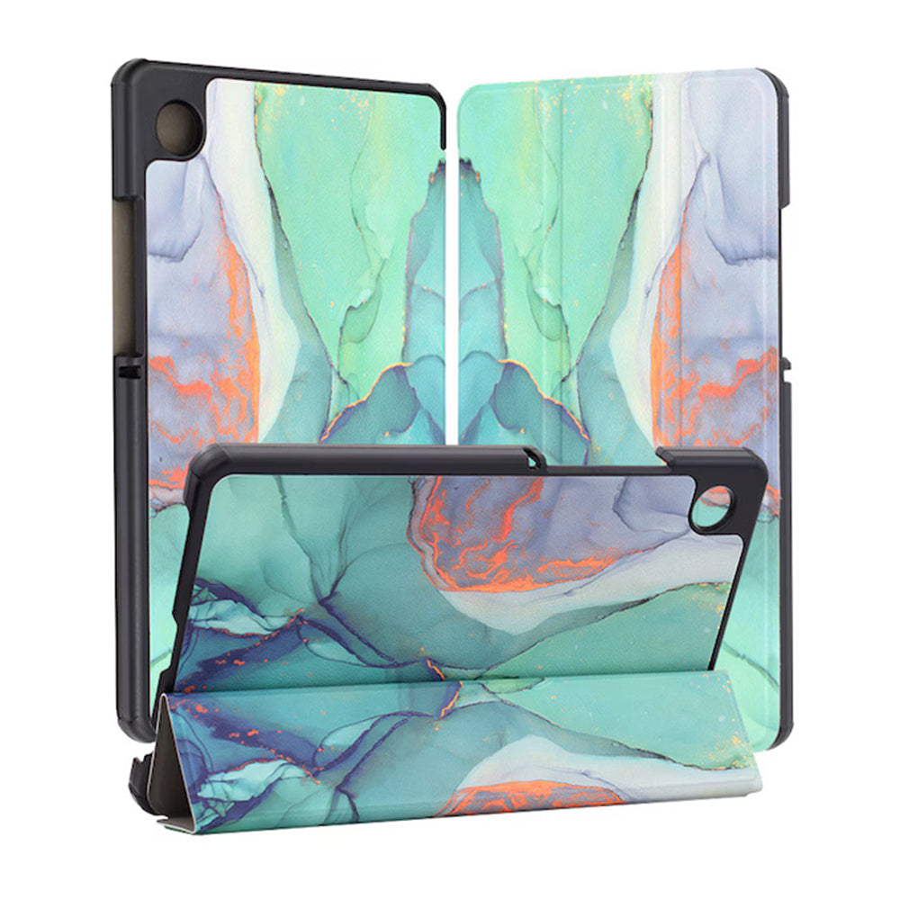 Etui na Samsung Galaxy Tab A11+ / Tab A9+, Techsuit, FoldPro Green Time, wielokolorowe
