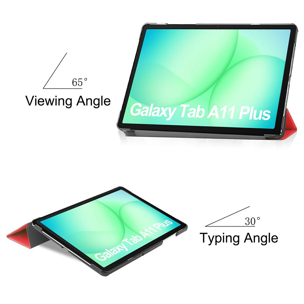 Etui na Samsung Galaxy Tab A11+ / Tab A9+, Techsuit, FoldPro, Czerwony