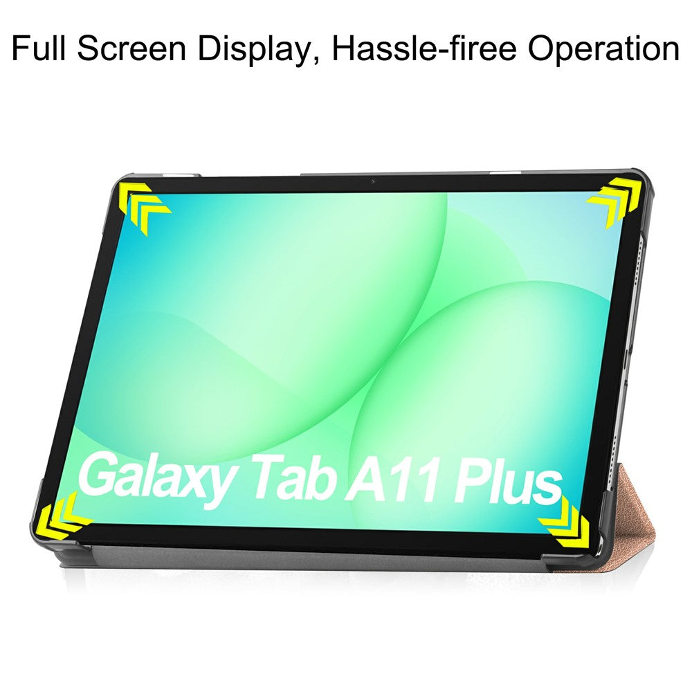 Etui na Samsung Galaxy Tab A11+ / Tab A9+, Techsuit, FoldPro, różowe