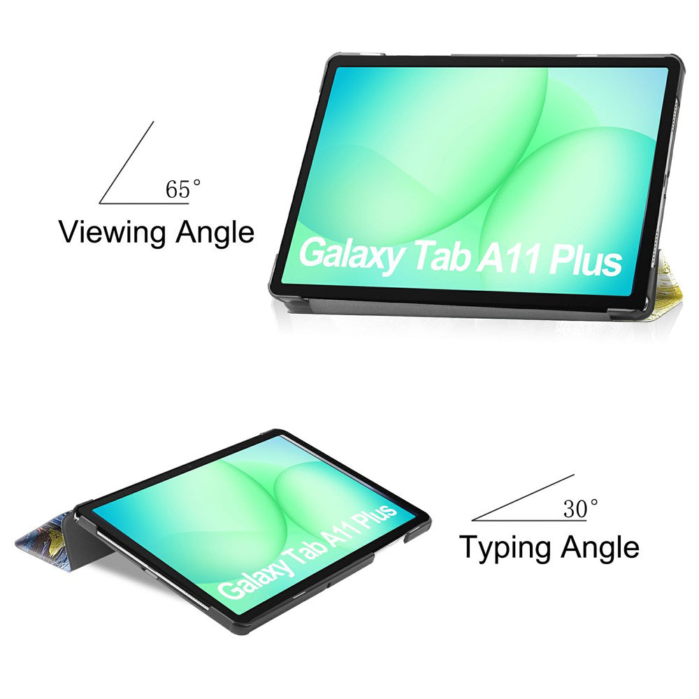 Etui na Samsung Galaxy Tab A11+ / Tab A9+, Techsuit, FoldPro Starry Night, wielokolorowe