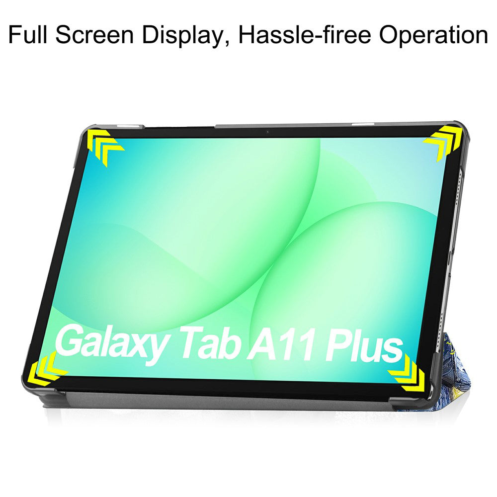 Etui na Samsung Galaxy Tab A11+ / Tab A9+, Techsuit, FoldPro Starry Night, wielokolorowe