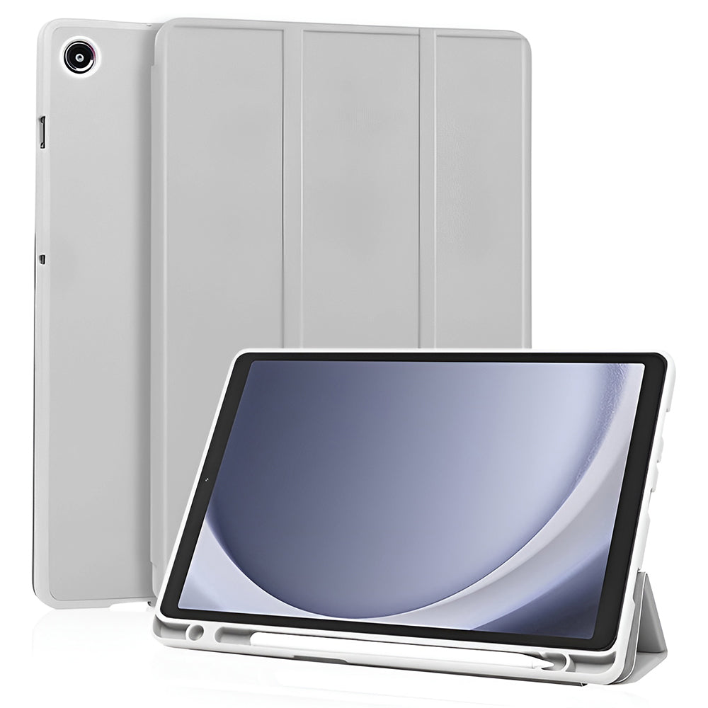 Etui na Samsung Galaxy Tab A11 / Tab A9, Techsuit, Flex Trifold New Model, Szare