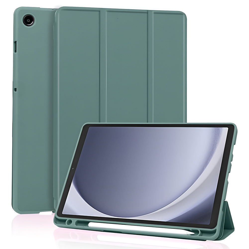 Etui na Samsung Galaxy Tab A11 / Tab A9, Techsuit, Flex Trifold New Model, Zielony