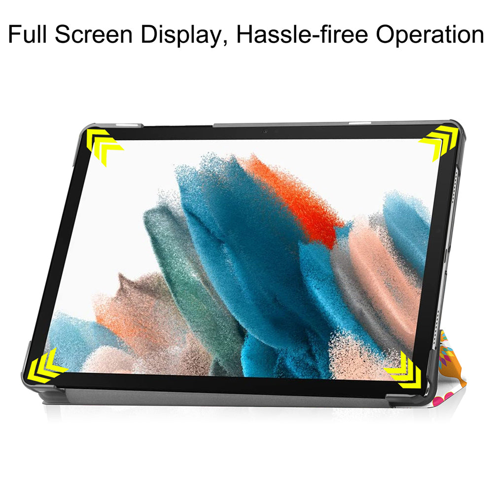 Etui na Samsung Galaxy Tab A11 / Tab A9, Techsuit, FoldPro Butterfly Nowy Model, Wielokolorowy