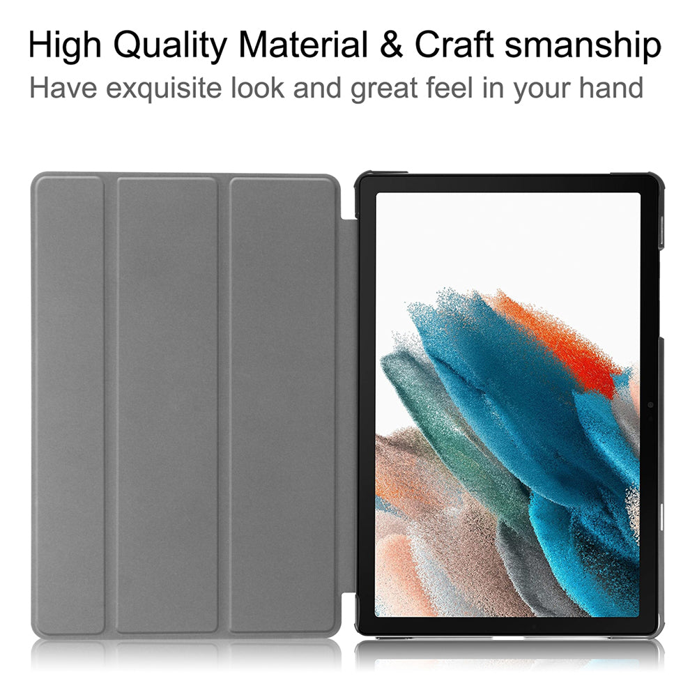 Etui na Samsung Galaxy Tab A11 / Tab A9, Techsuit, FoldPro Butterfly Nowy Model, Wielokolorowy