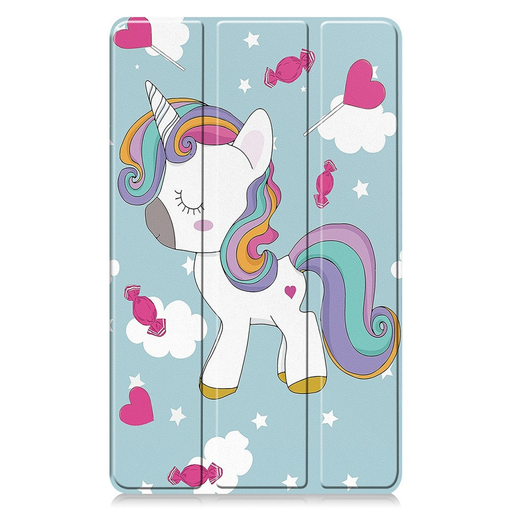 Etui na Samsung Galaxy Tab A11 / Tab A9, Techsuit, FoldPro Unicorn Nowy Model, Wielokolorowy