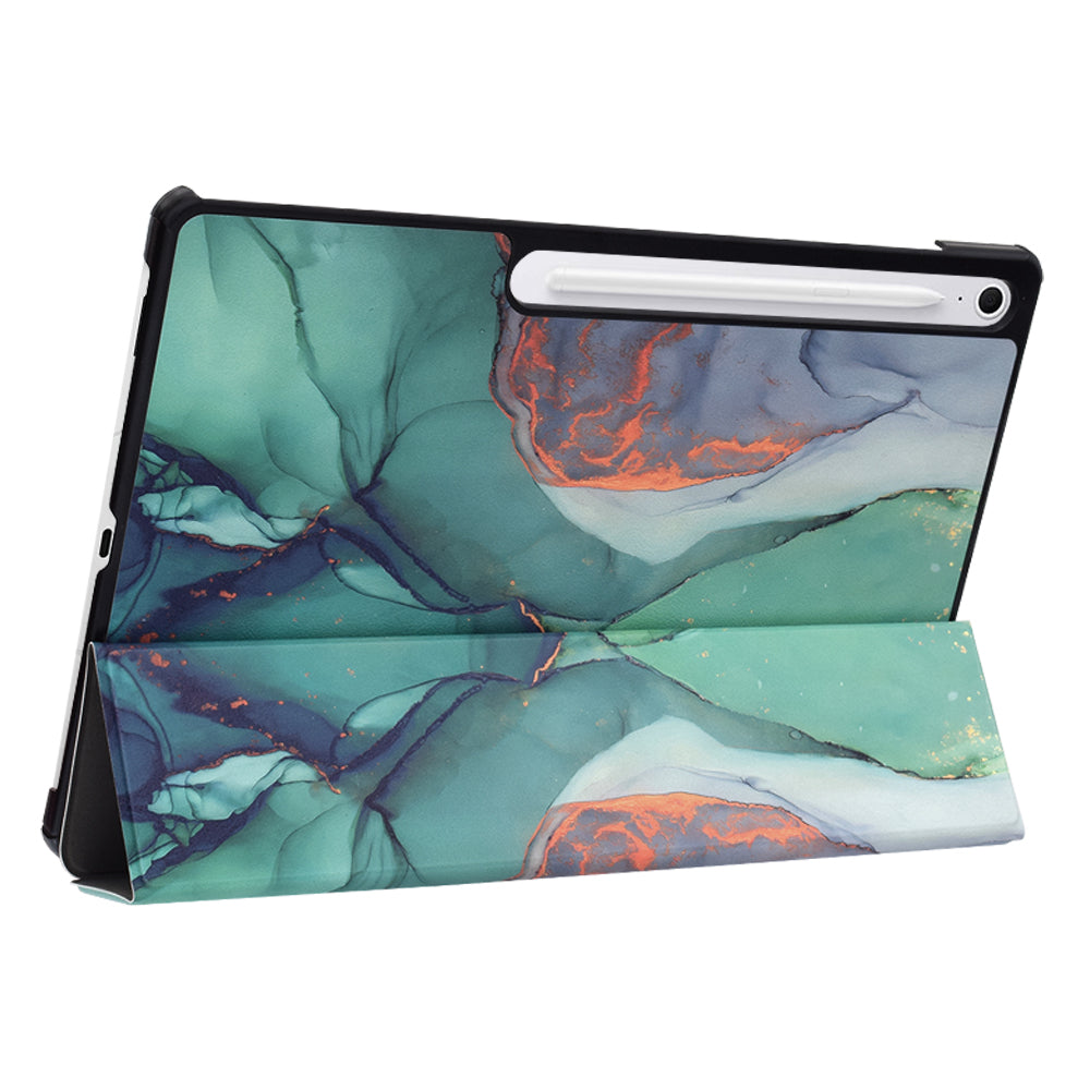 Etui na Samsung Galaxy Tab S10 FE+, Techsuit, FoldPro Green Time, wielokolorowe