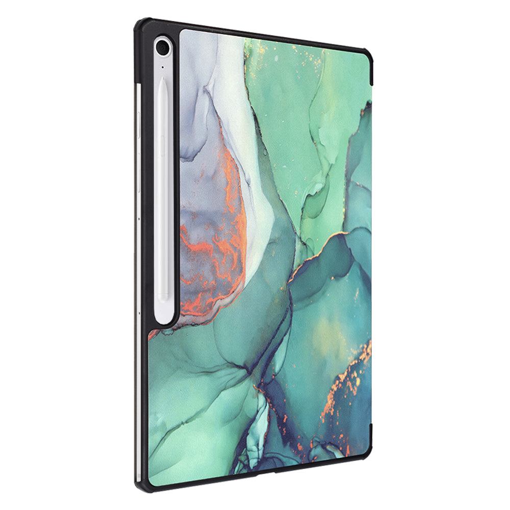 Etui na Samsung Galaxy Tab S10 FE+, Techsuit, FoldPro Green Time, wielokolorowe