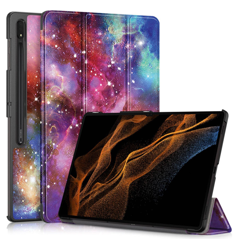Etui na Samsung Galaxy Tab S10 Ultra / Tab S9 Ultra / Tab S8 Ultra, Techsuit, FoldPro Galaxy, wielokolorowe