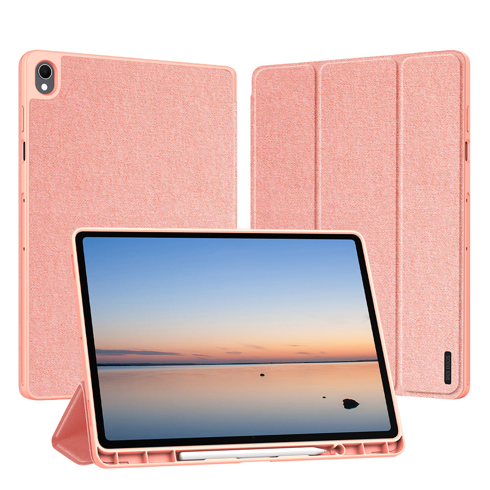 Etui do Samsung Galaxy Tab S12 Plus, DUX DUCIS, Domo z uchwytem na rysik, różowe