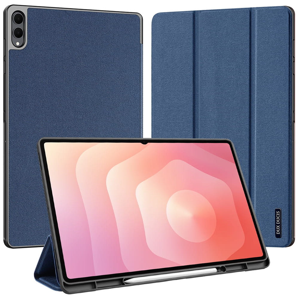 Etui do Samsung Galaxy Tab S12 Ultra / Tab S11 Ultra, DUX DUCIS, Domo z uchwytem na rysik, niebieskie