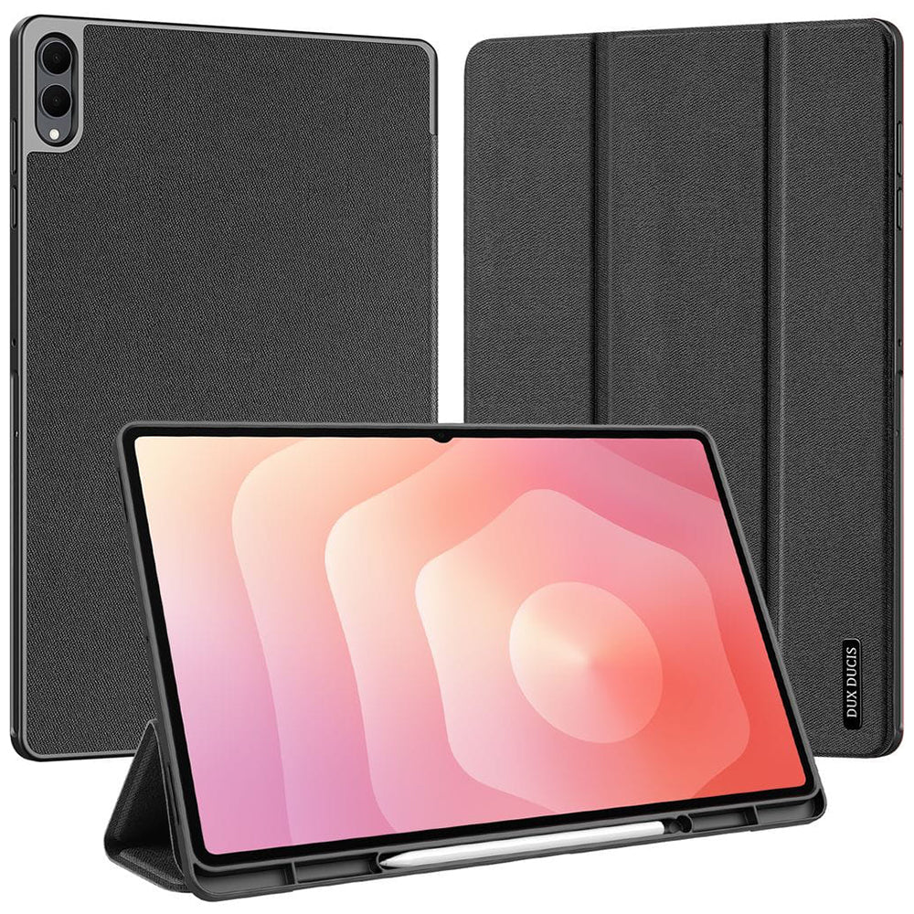 Etui do Samsung Galaxy Tab S12 Ultra / Tab S11 Ultra, DUX DUCIS, Domo z uchwytem na rysik, czarne