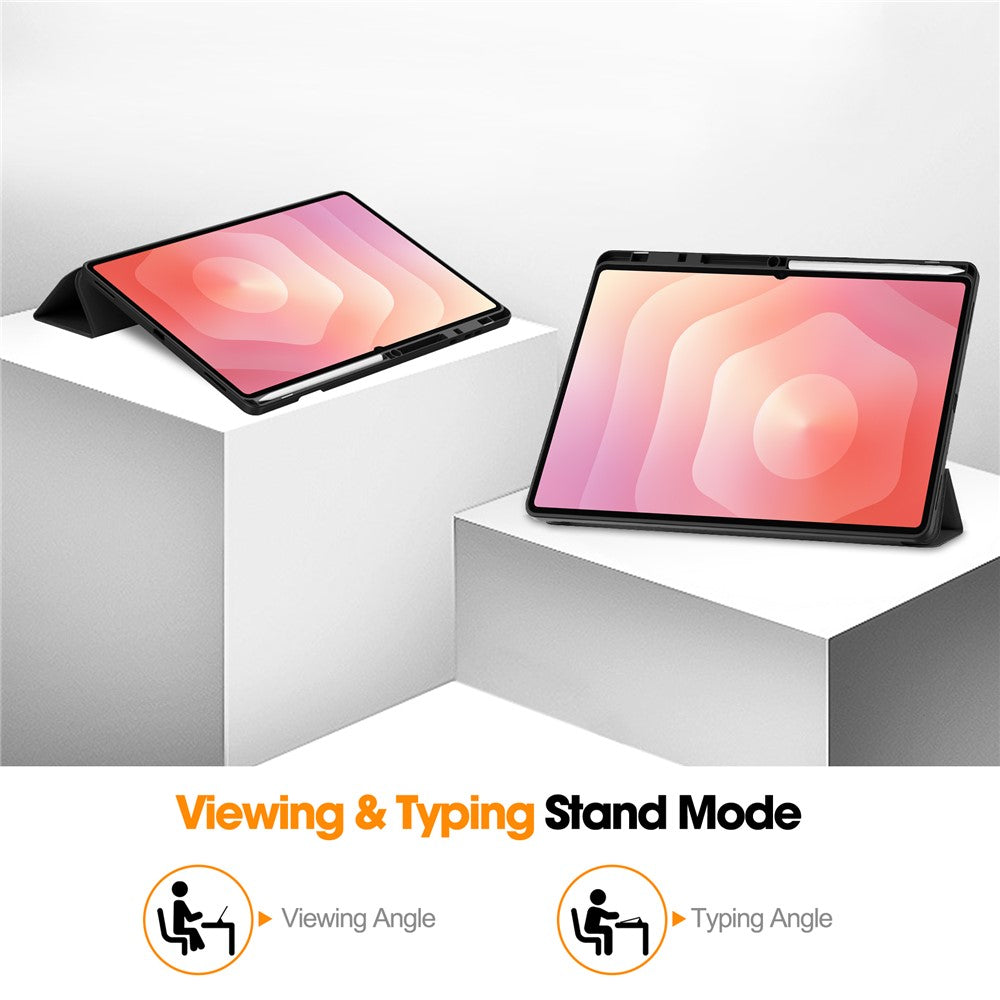 Etui na Samsung Galaxy Tab S12 Ultra / Tab S11 Ultra, Techsuit, Flex Trifold, Różowe