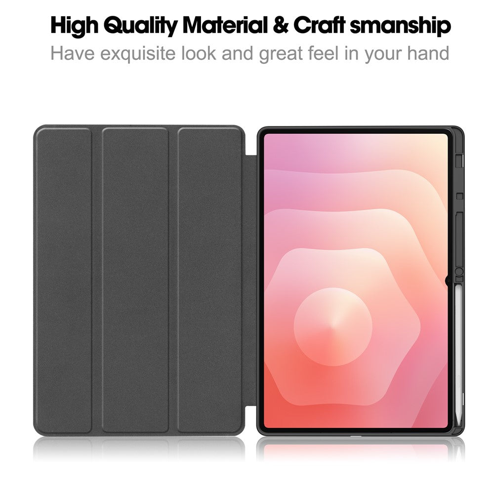 Etui na Samsung Galaxy Tab S12 Ultra / Tab S11 Ultra, Techsuit, Flex Trifold, Zielona Matcha