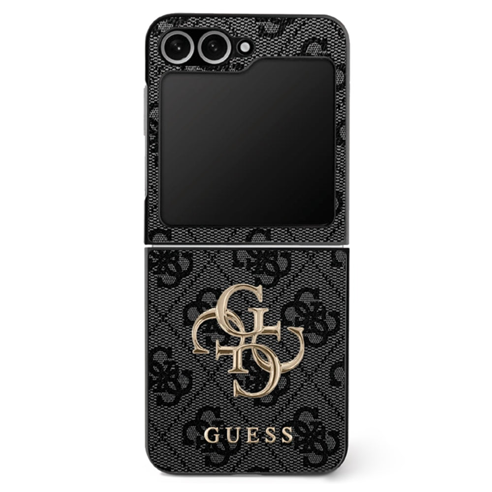 Etui do Samsung Galaxy Z Flip7 F766, Guess, 4G Metal Logo, Czarne