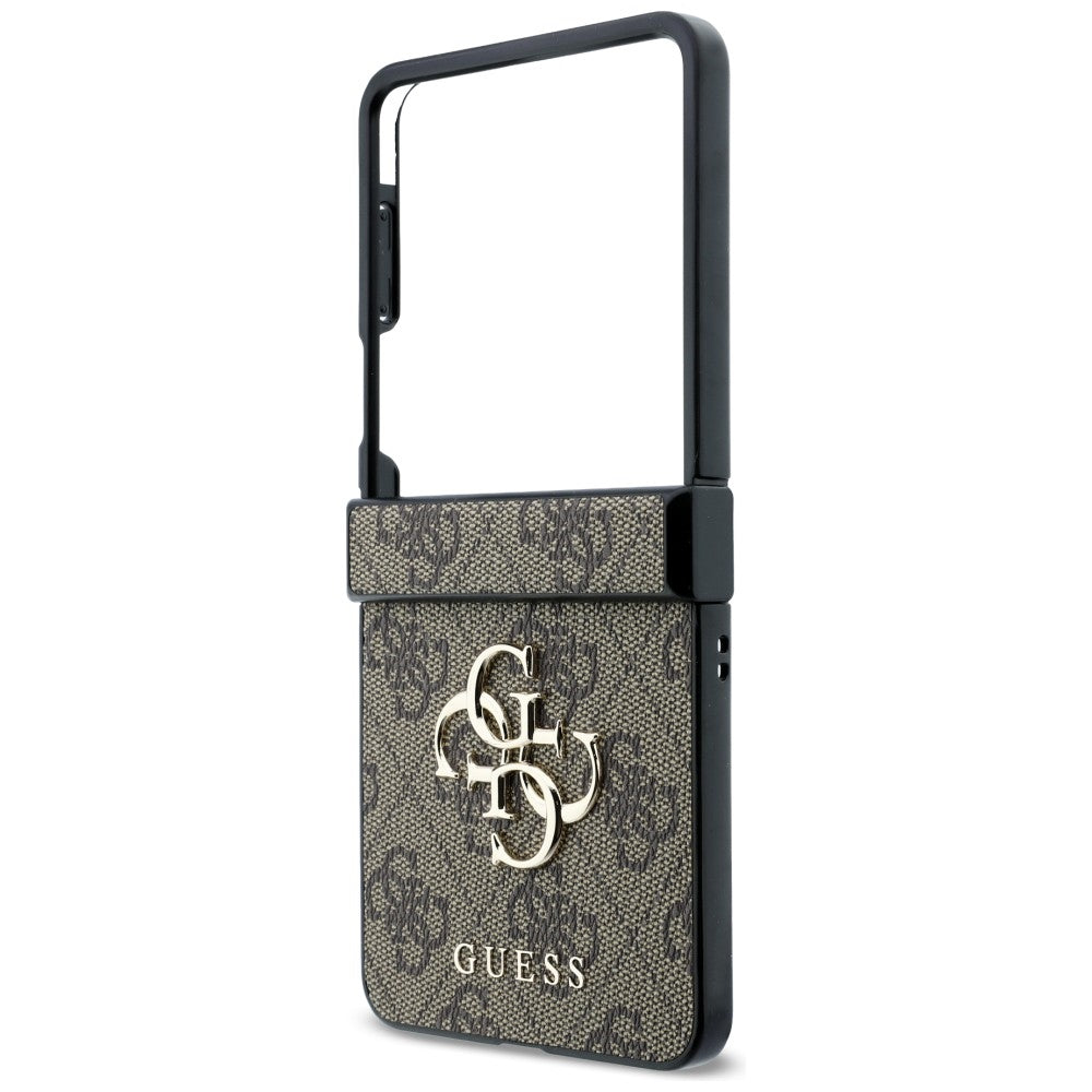 Etui na Samsung Galaxy Z Flip8 F776, Guess, 4G Big Logo, Brązowe