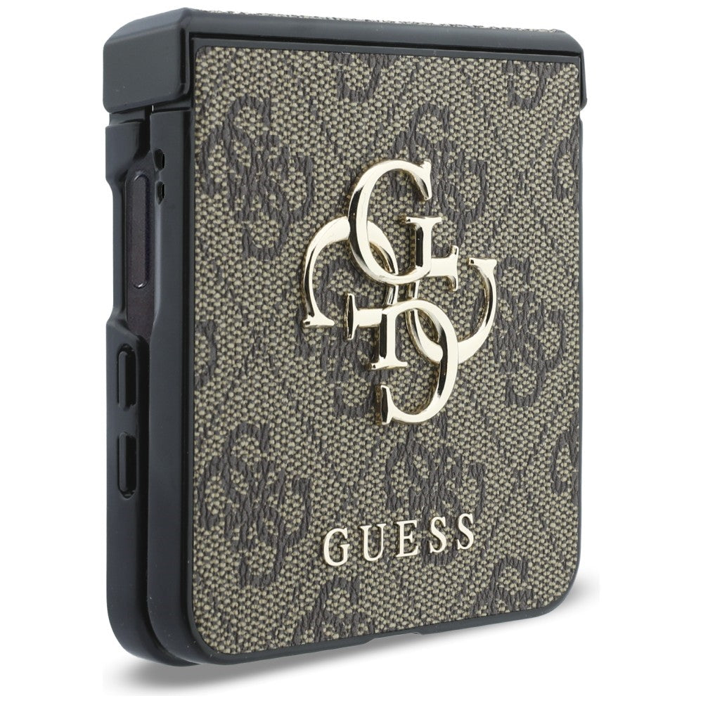 Etui na Samsung Galaxy Z Flip8 F776, Guess, 4G Big Logo, Brązowe