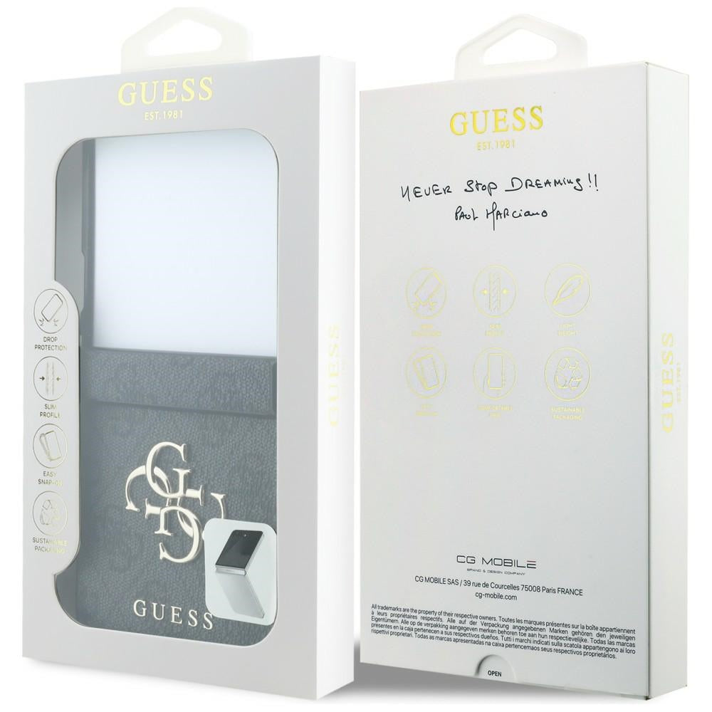 Etui na Samsung Galaxy Z Flip8 F776, Guess, 4G Big Logo, czarne