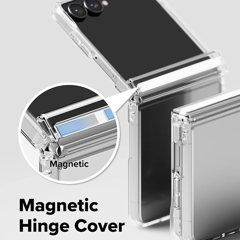 Etui na Samsung Galaxy Z Flip8 F776, Ringke, Fusion Flap, Przezroczyste