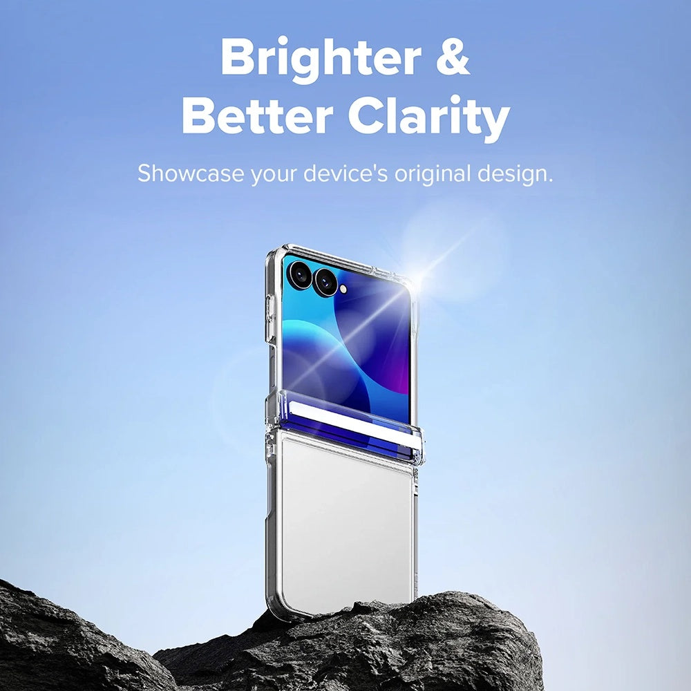 Etui na Samsung Galaxy Z Flip8 F776, Ringke, Fusion Flap, Przezroczyste