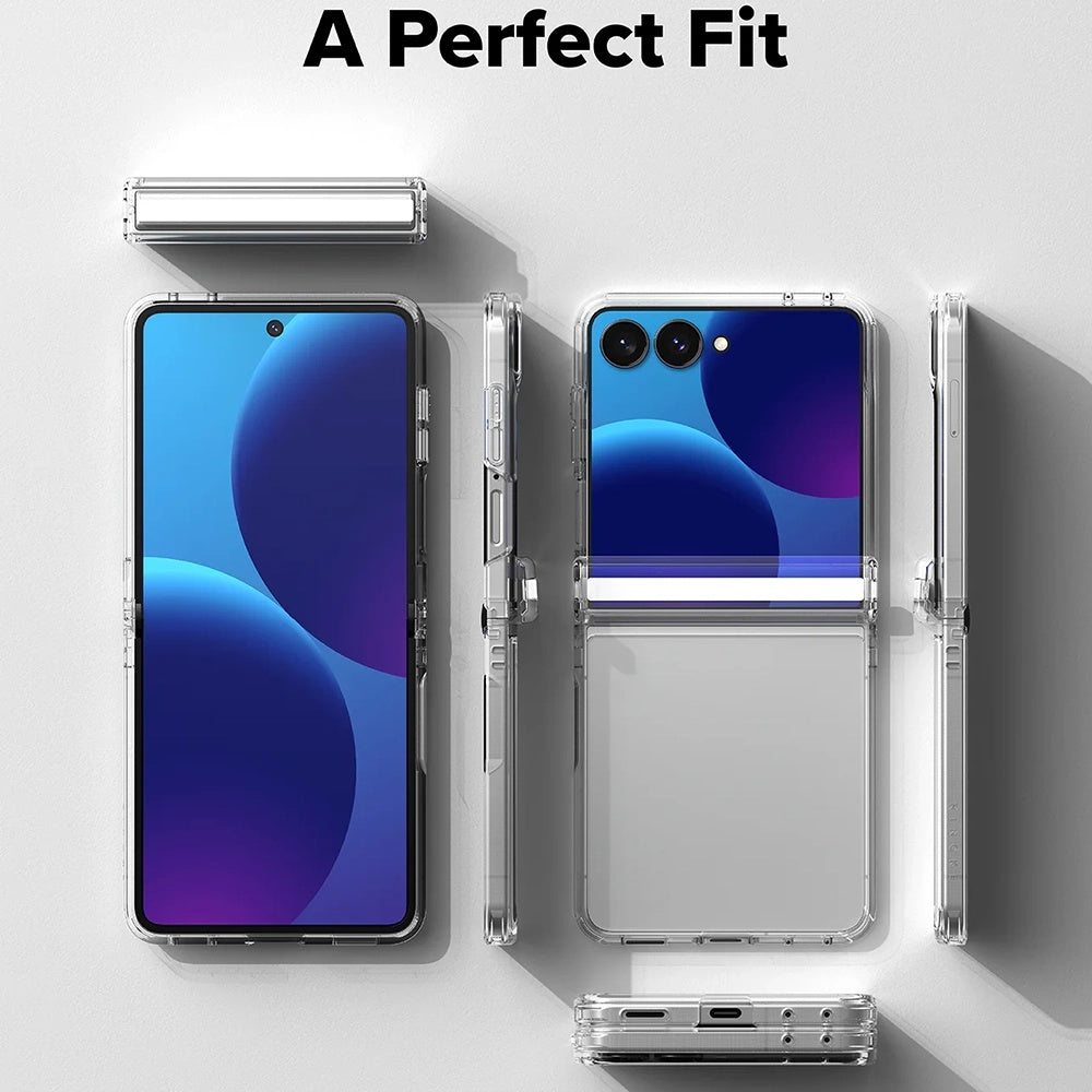 Etui na Samsung Galaxy Z Flip8 F776, Ringke, Fusion Flap, Przezroczyste