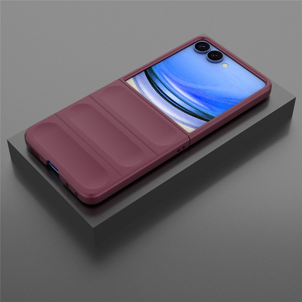 Etui na Samsung Galaxy Z Flip8 F776, Techsuit, Magic Shield, Bordowy